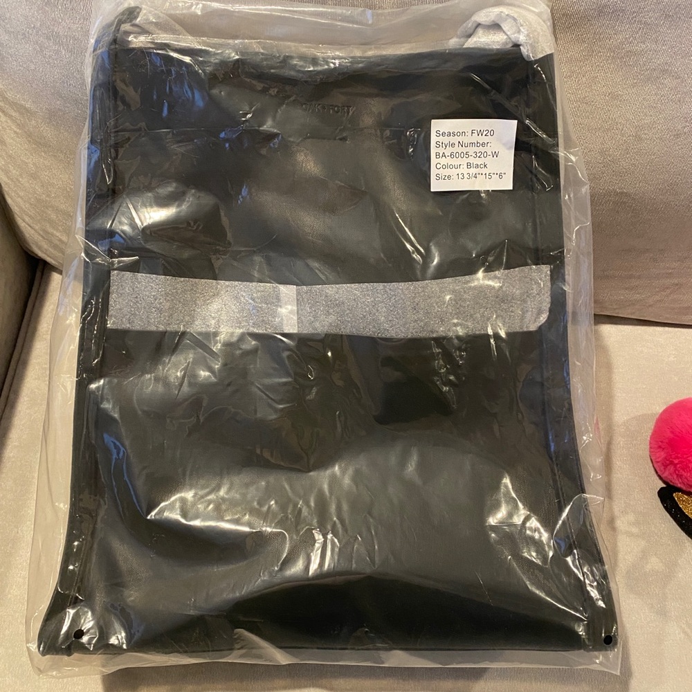 Oak & Fort brand new black tote bag